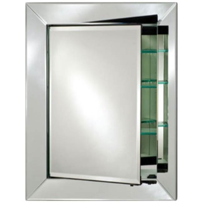 Afina Corporation Single Door Medicine Cabinets item SD-RAD-C-S