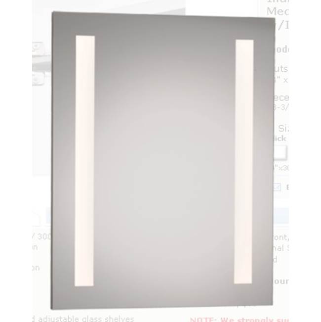 Afina Corporation Electric Lighted Mirrors Mirrors item I-SD2436-P-L