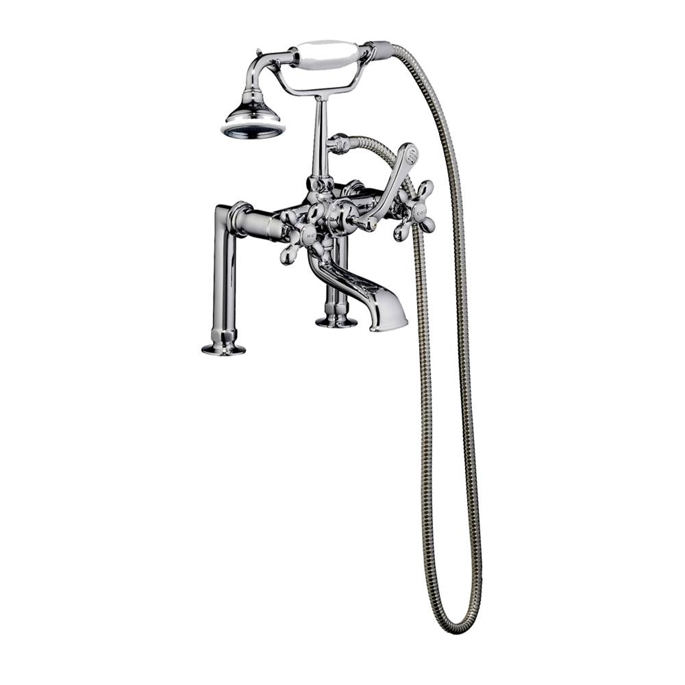 Barclay Deck Mount Roman Tub Faucets With Hand Showers item 4601-MC-CP