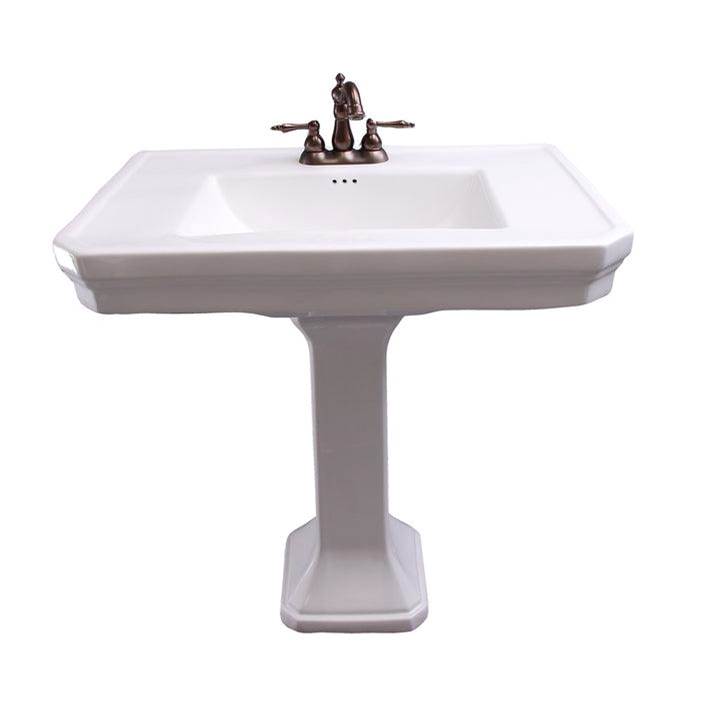 Barclay Complete Pedestal Bathroom Sinks item 3-3011WH