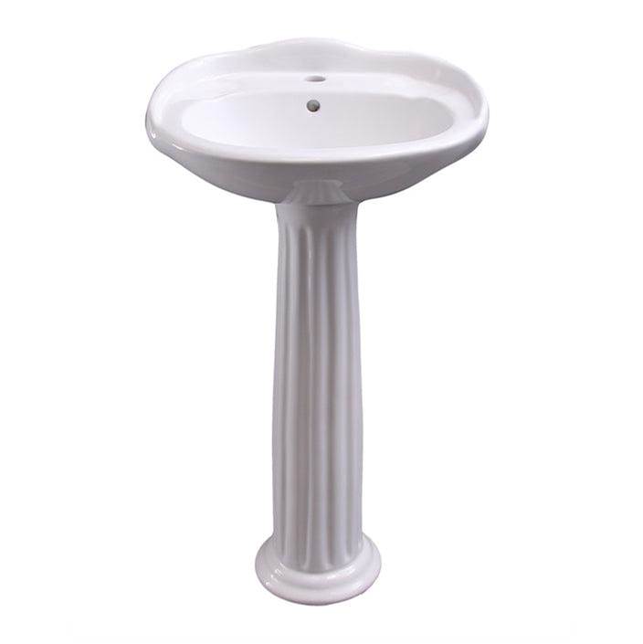 Barclay Complete Pedestal Bathroom Sinks item 3-3051WH