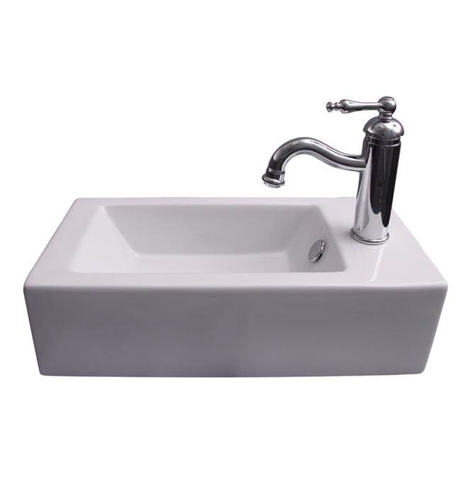 Barclay Wall Mounted Bathroom Sink Faucets item 4-9051WH