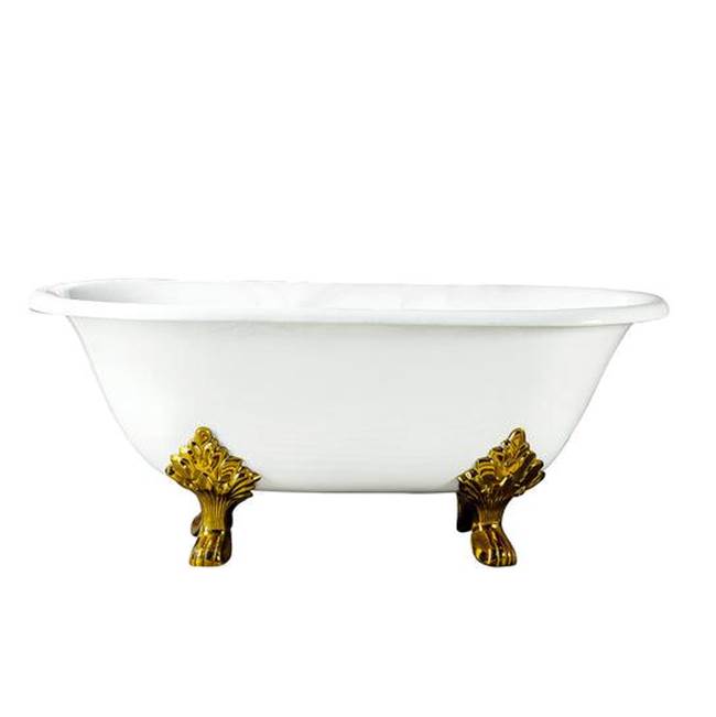 Barclay Clawfoot Soaking Tubs item CTDRN61LP-WH-WH