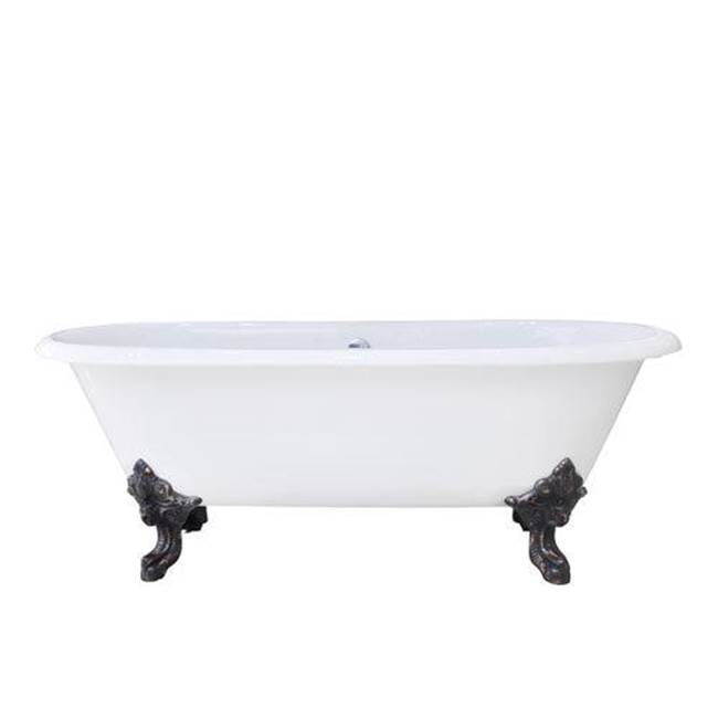 Barclay Free Standing Soaking Tubs item CTDRN72-WH-BL