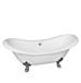 Barclay - CTDS7H61-WH-ORB - Clawfoot Soaking Tubs