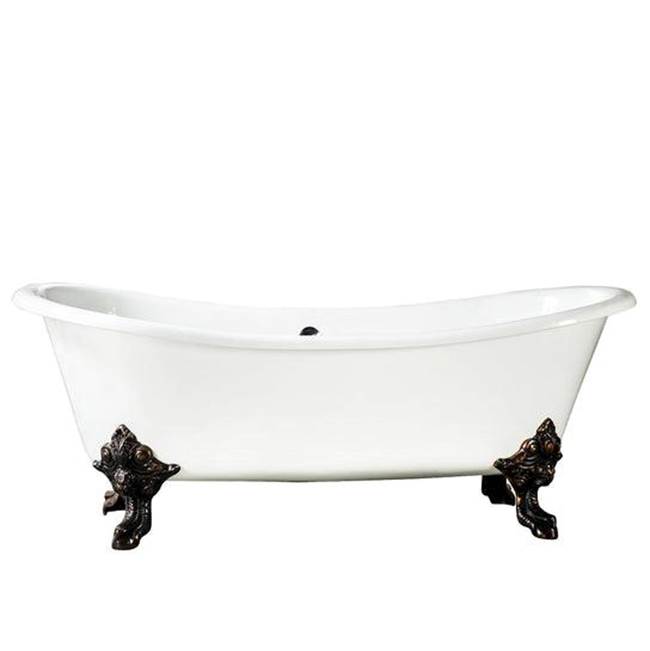 Barclay Free Standing Soaking Tubs item CTDS7H73L-WH-WH