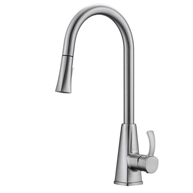 Barclay Pull Down Faucet Kitchen Faucets item KFS406-BN