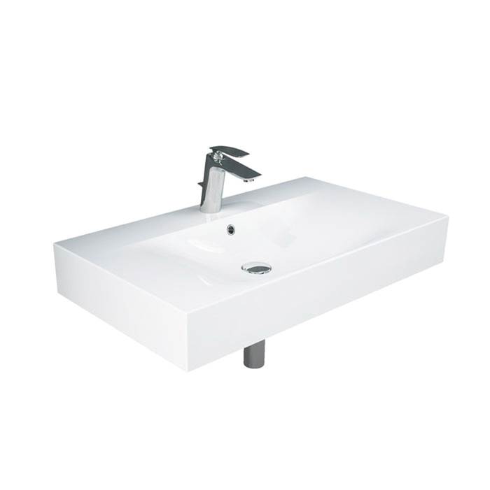 Barclay Wall Mount Bathroom Sinks item 4-1614WH