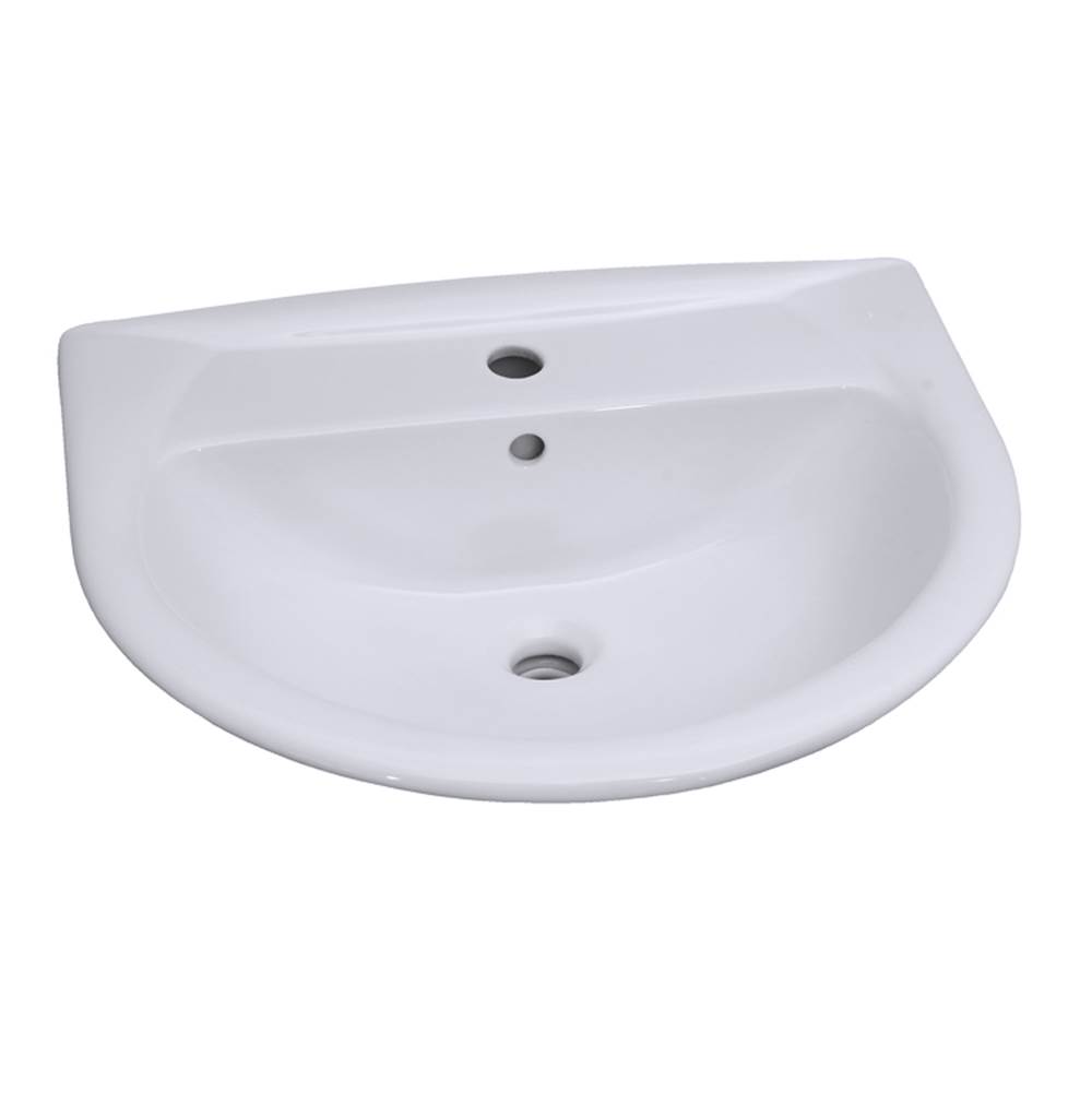 Barclay Vessel Only Pedestal Bathroom Sinks item B/3-298WH