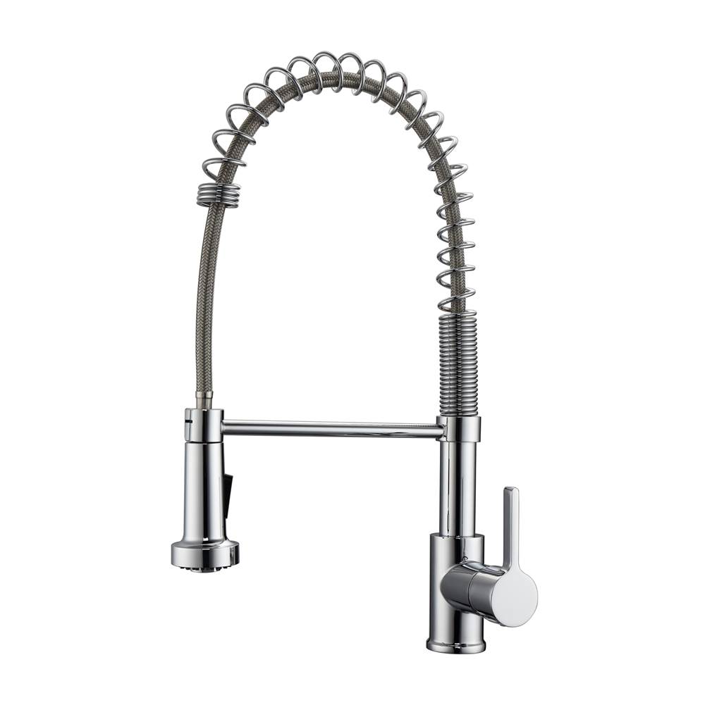 Barclay Single Hole Kitchen Faucets item KFS416-L1-CP