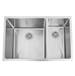 Barclay - KSSDB2526-SS - Undermount Kitchen Sinks