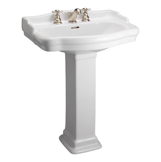 Barclay Complete Pedestal Bathroom Sinks item 3-854WH