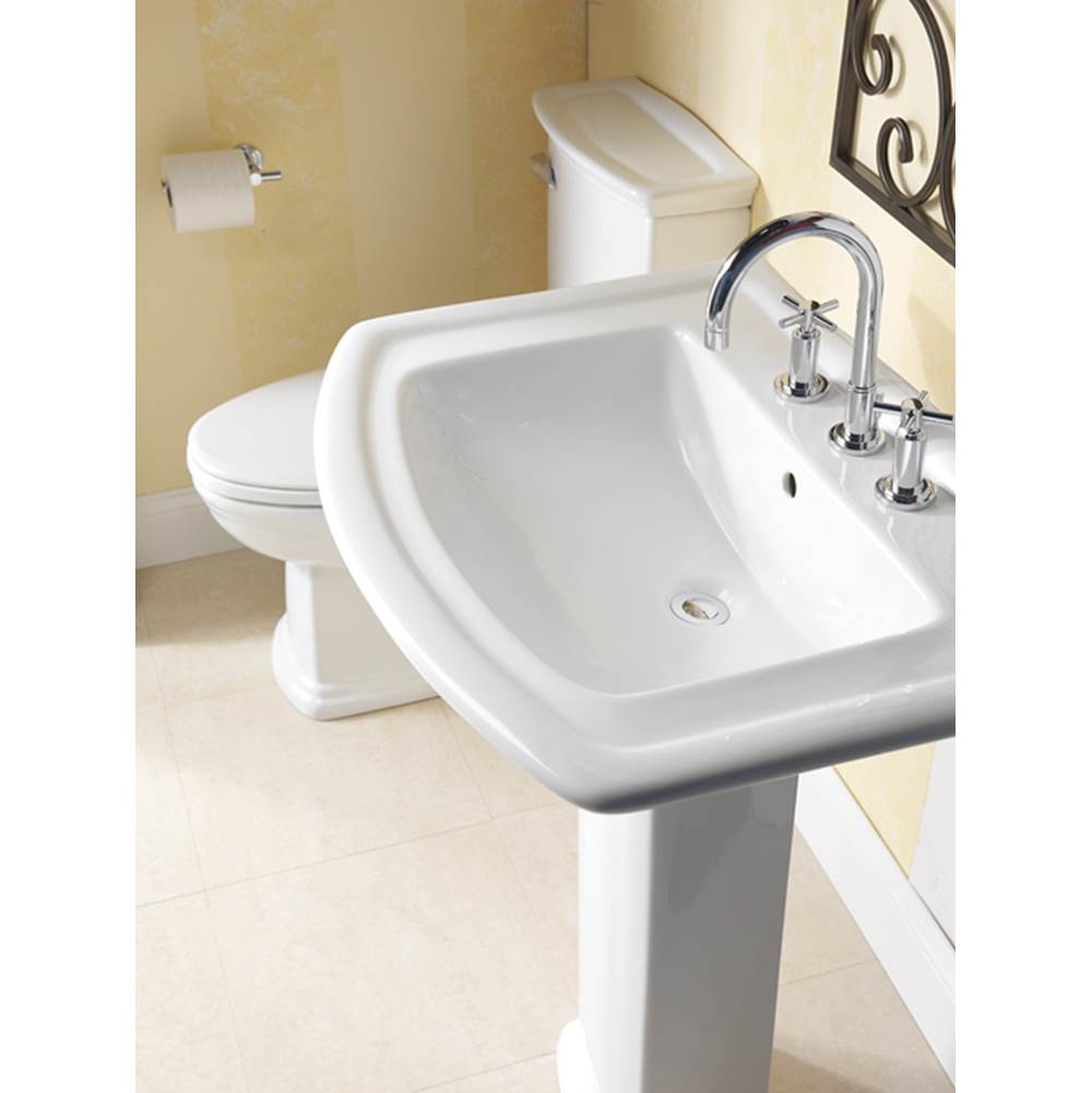 Barclay Complete Pedestal Bathroom Sinks item 3-394WH