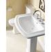 Barclay - B/3-394WH - Vessel Only Pedestal Bathroom Sinks