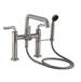 California Faucets - 0908-30XK.18-MWHT - Deck Mount Tub Fillers