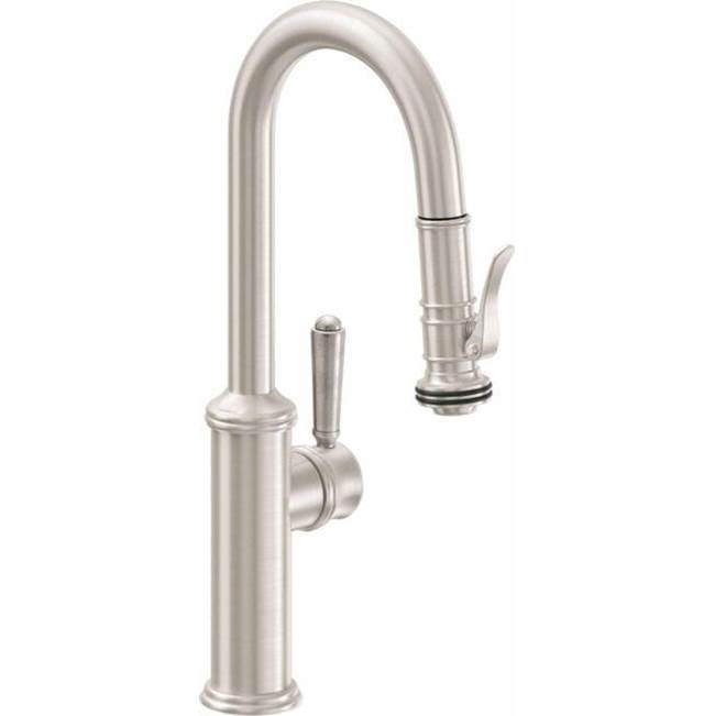 California Faucets Deck Mount Kitchen Faucets item K10-101SQ-35-BLK