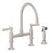 California Faucets - K10-120S-33-SN - Bridge Kitchen Faucets