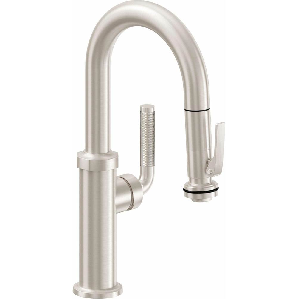 California Faucets Deck Mount Kitchen Faucets item K30-101SQ-SL-BLK