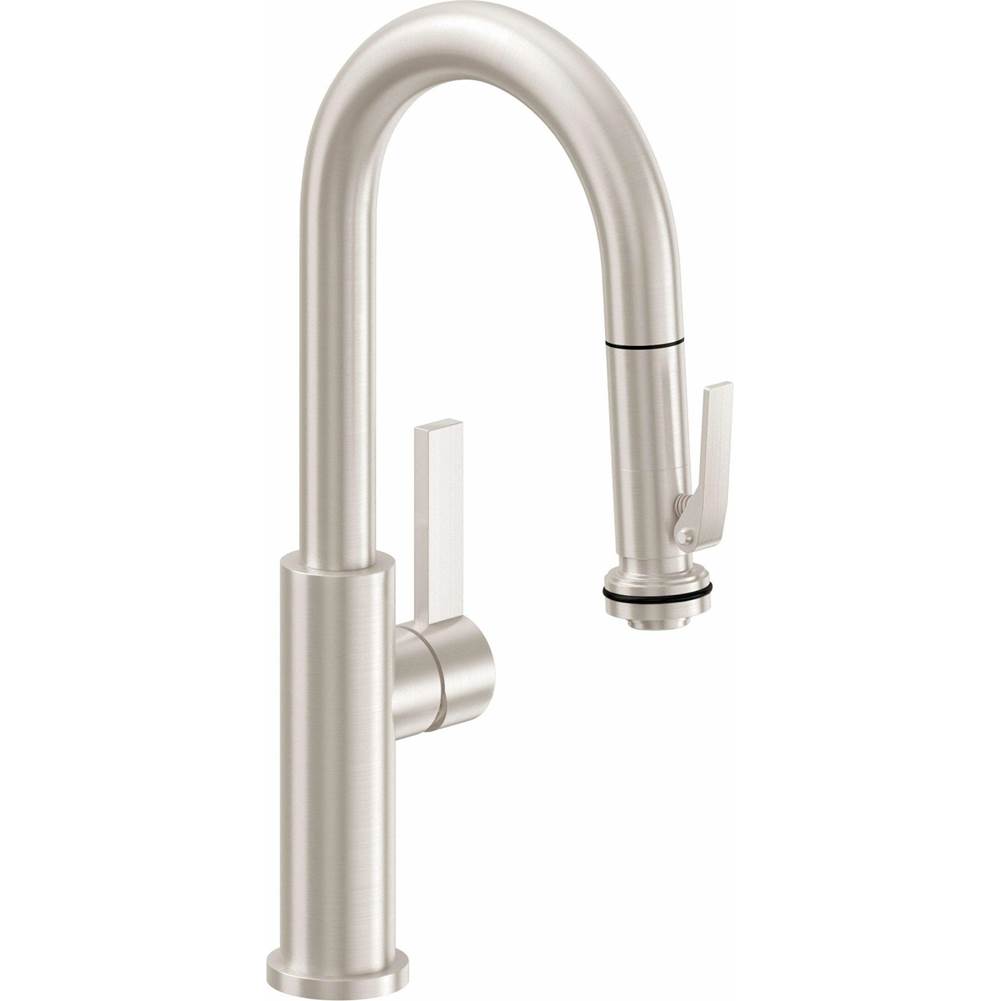 California Faucets Deck Mount Kitchen Faucets item K51-101SQ-FB-MWHT