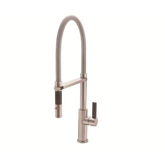 California Faucets Pull Out Faucet Kitchen Faucets item K51-150-BFB-WHT
