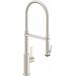 California Faucets - K51-150SQ-BFB-MWHT - Single Hole Kitchen Faucets