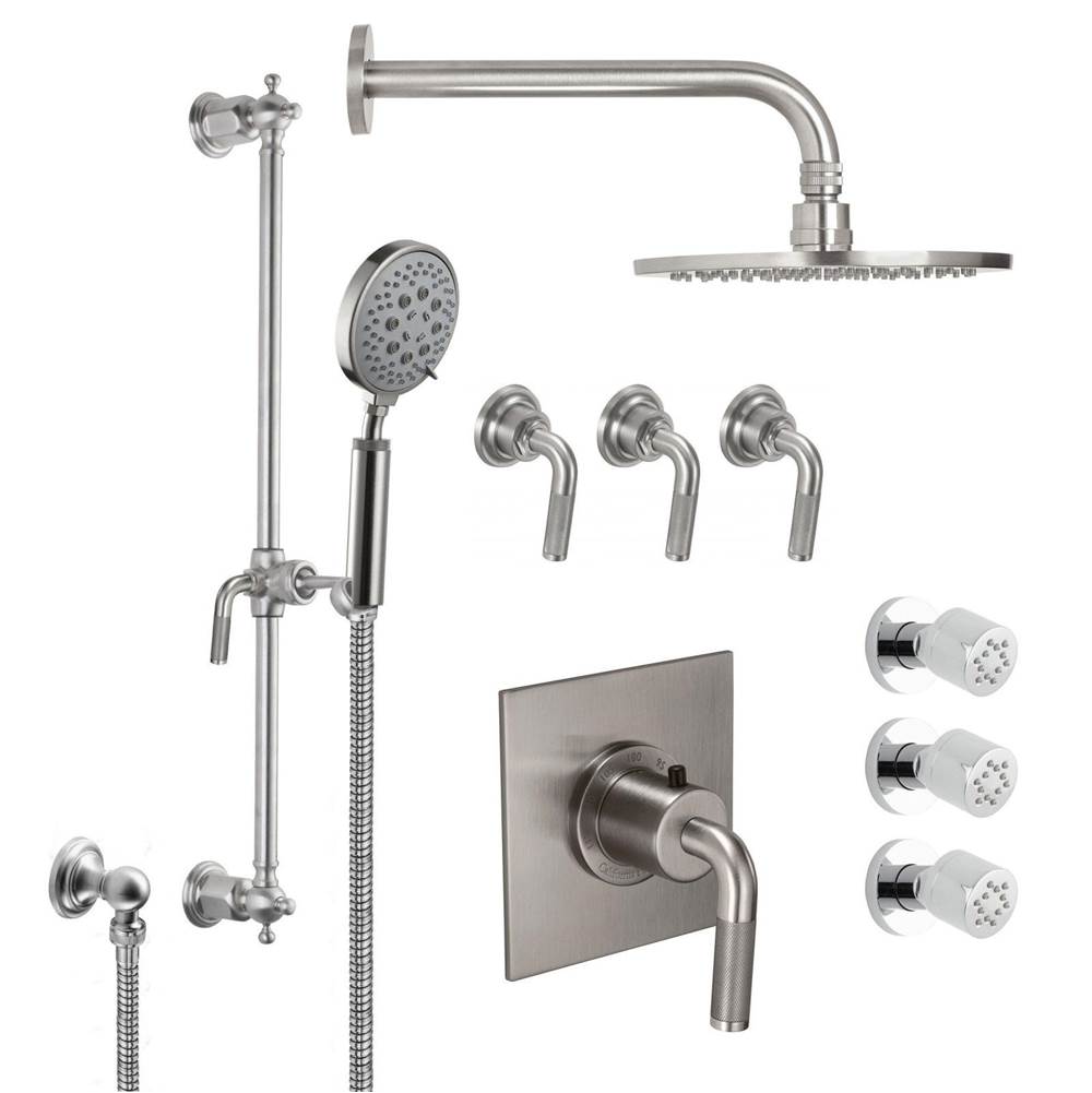California Faucets Shower System Kits Shower Systems item KT08-30K.20-SB