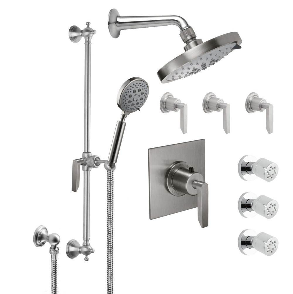 California Faucets Shower System Kits Shower Systems item KT08-45.25-BLK