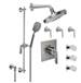 California Faucets - KT08-45.25-BLK - Shower System Kits
