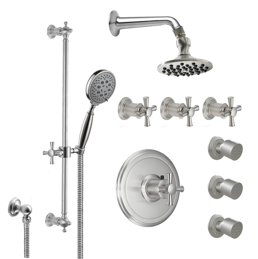 California Faucets Shower System Kits Shower Systems item KT08-48X.25-MBLK
