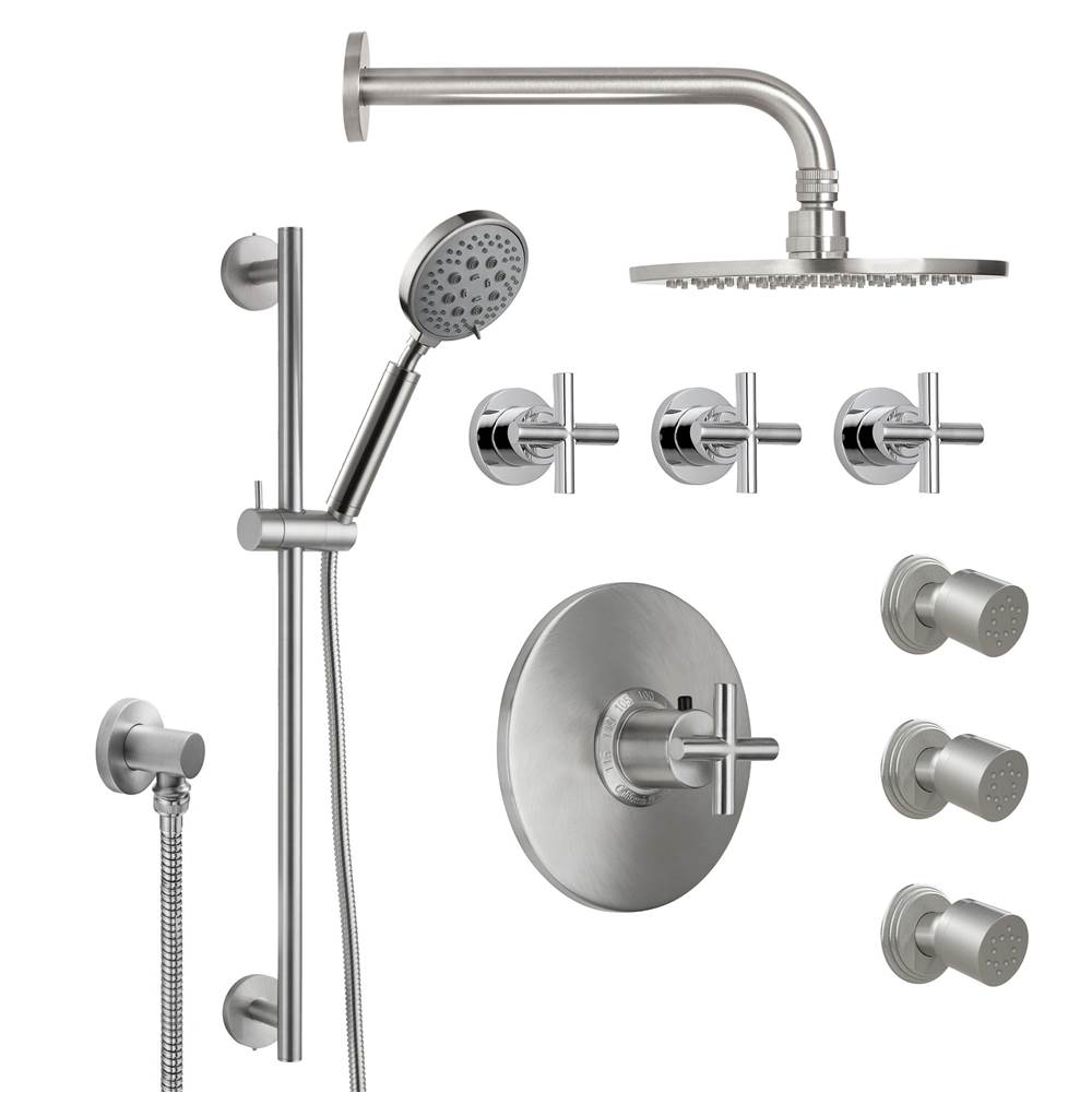 California Faucets Shower System Kits Shower Systems item KT08-65.20-BLKN