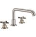 California Faucets - 3008XF-MWHT - Roman Tub Faucets With Hand Showers