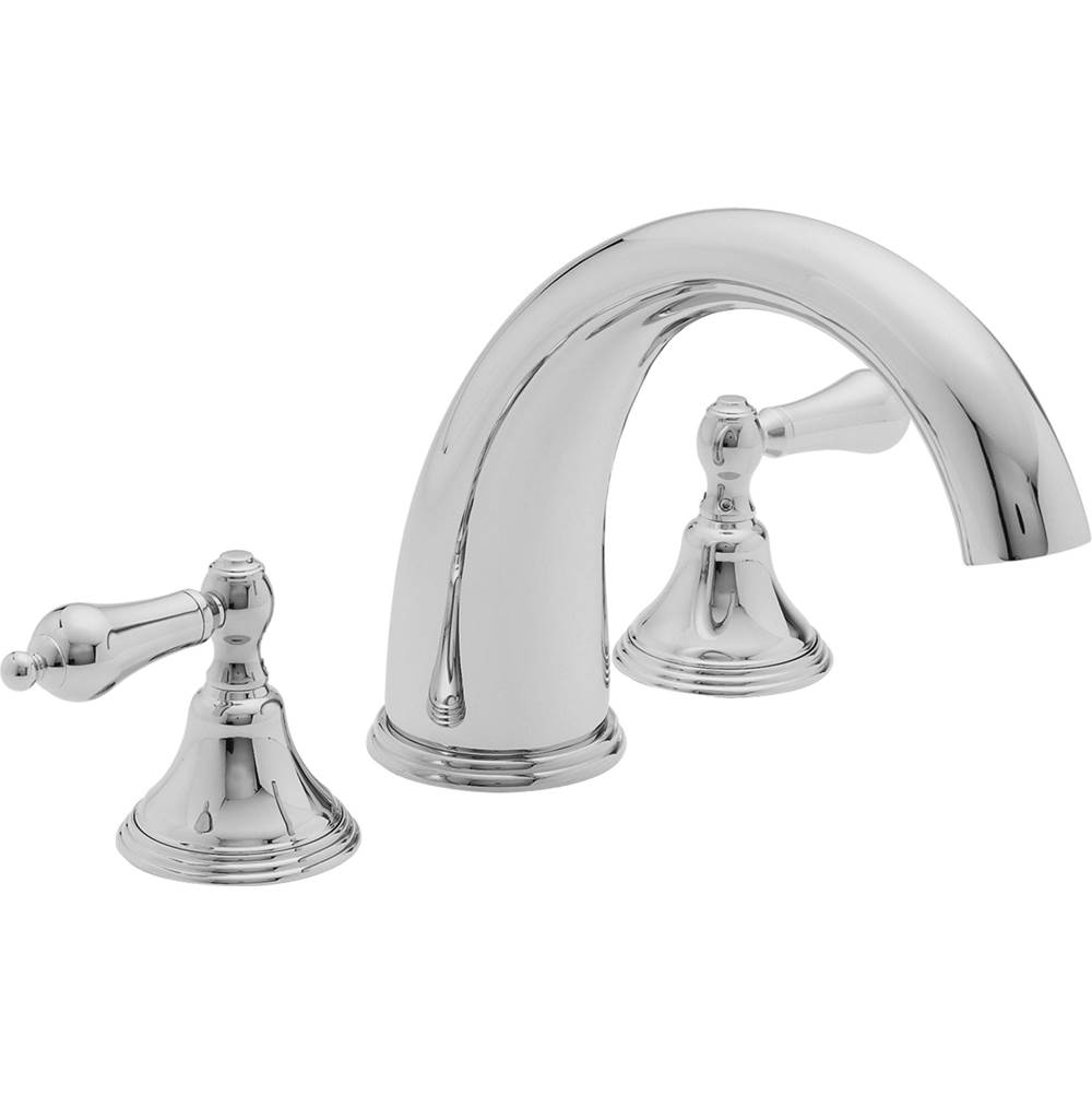 California Faucets  Roman Tub Faucets With Hand Showers item 5508-MBLK