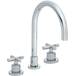 California Faucets - 6508-MWHT - Roman Tub Faucets With Hand Showers