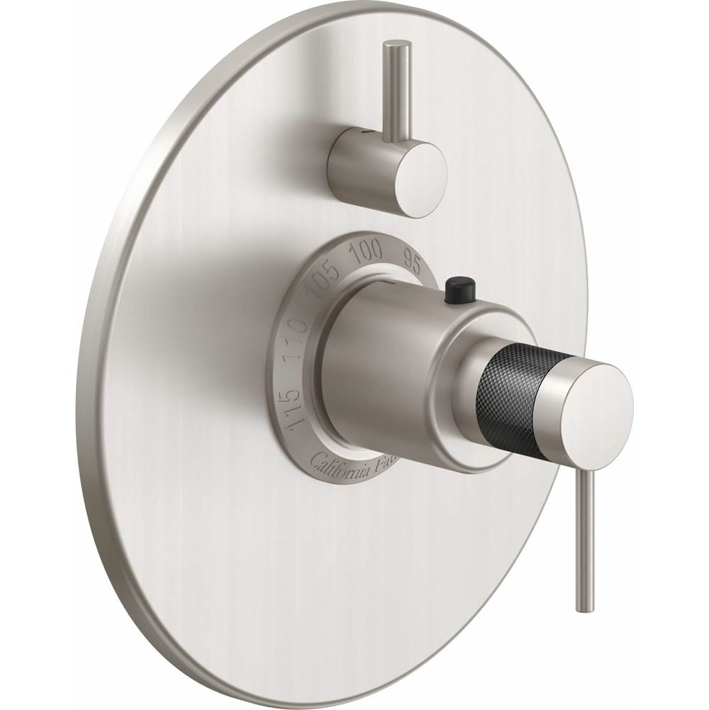 California Faucets Thermostatic Valve Trim Shower Faucet Trims item TO-TH1L-52F-SC