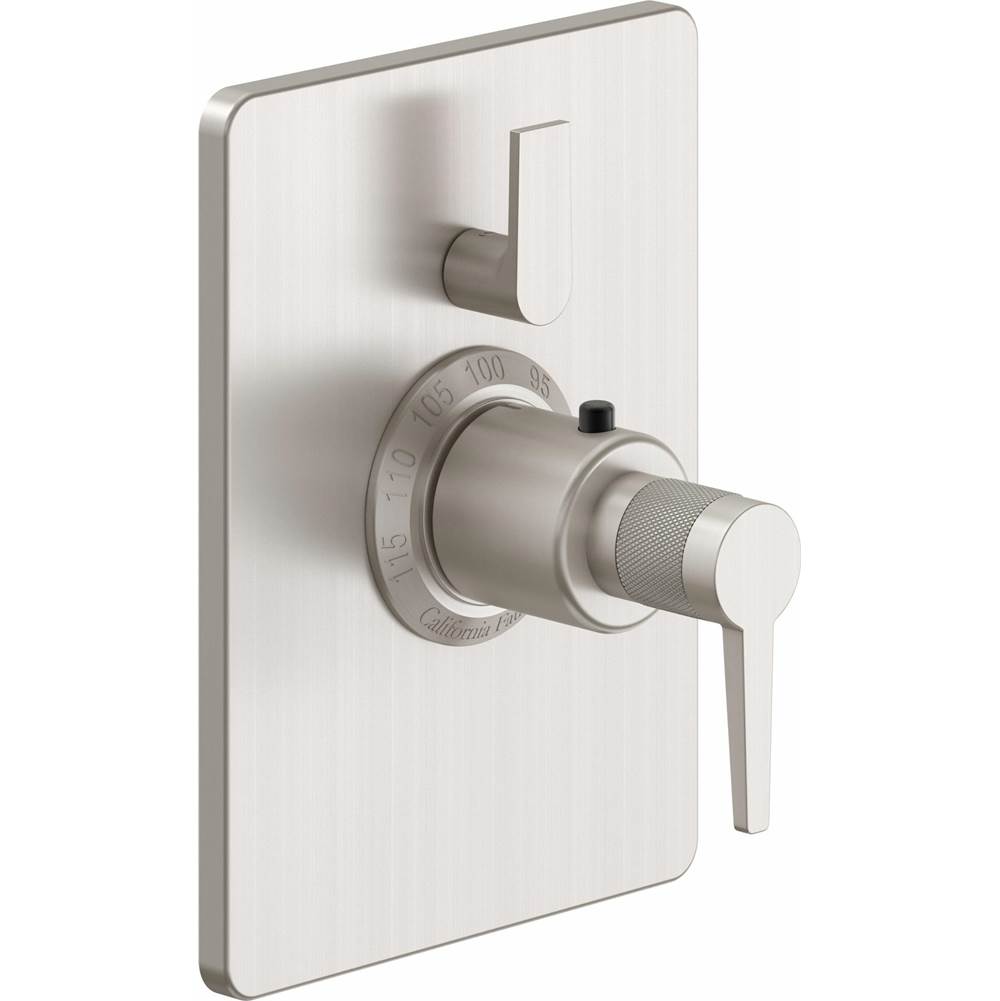 California Faucets Thermostatic Valve Trim Shower Faucet Trims item TO-THC1L-53K-PB