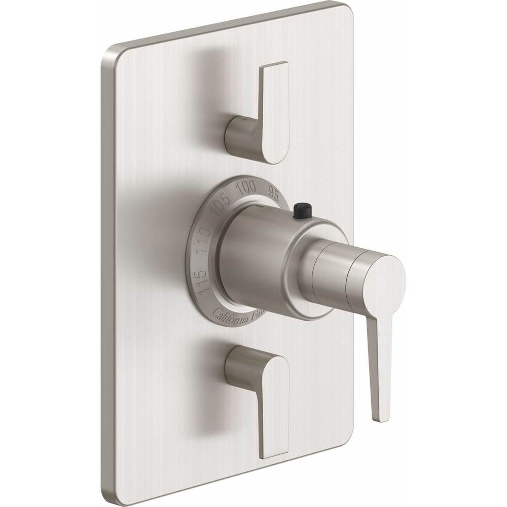 California Faucets Thermostatic Valve Trim Shower Faucet Trims item TO-THC2L-53-BLKN