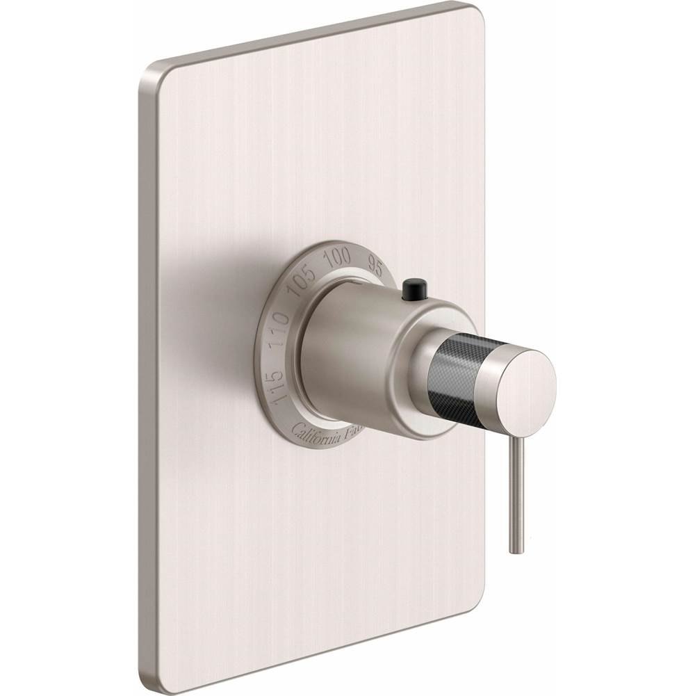California Faucets Thermostatic Valve Trim Shower Faucet Trims item TO-THCN-52F-SBZ