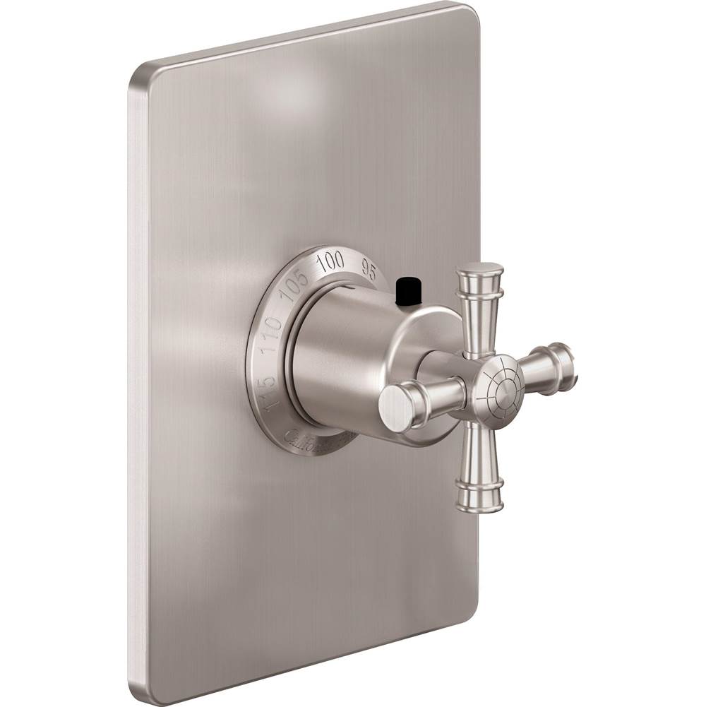 California Faucets Thermostatic Valve Trim Shower Faucet Trims item TO-THCN-C1X-BLK