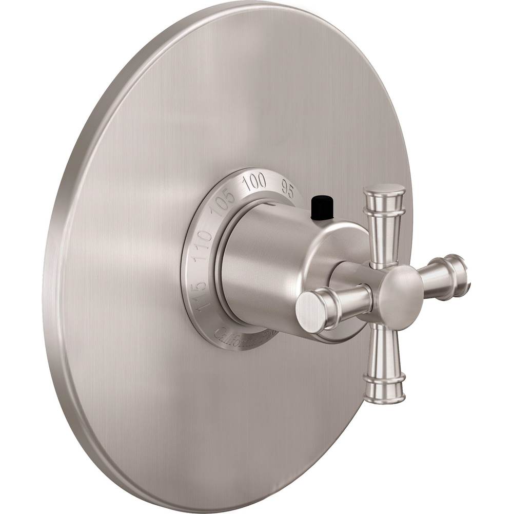 California Faucets Thermostatic Valve Trim Shower Faucet Trims item TO-THN-C1XS-SBZ