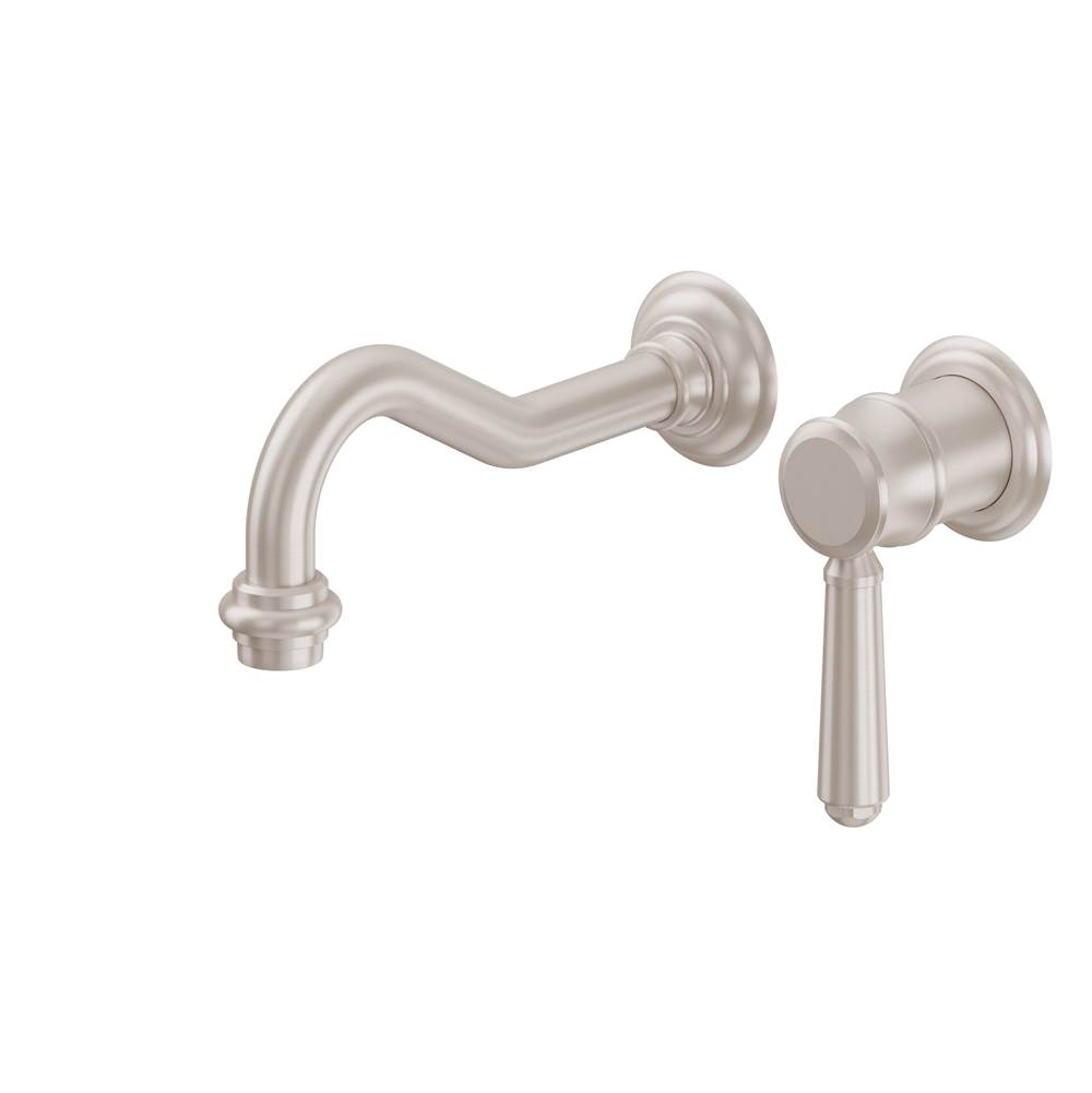 California Faucets Wall Mounted Bathroom Sink Faucets item TO-V3301-7-MWHT