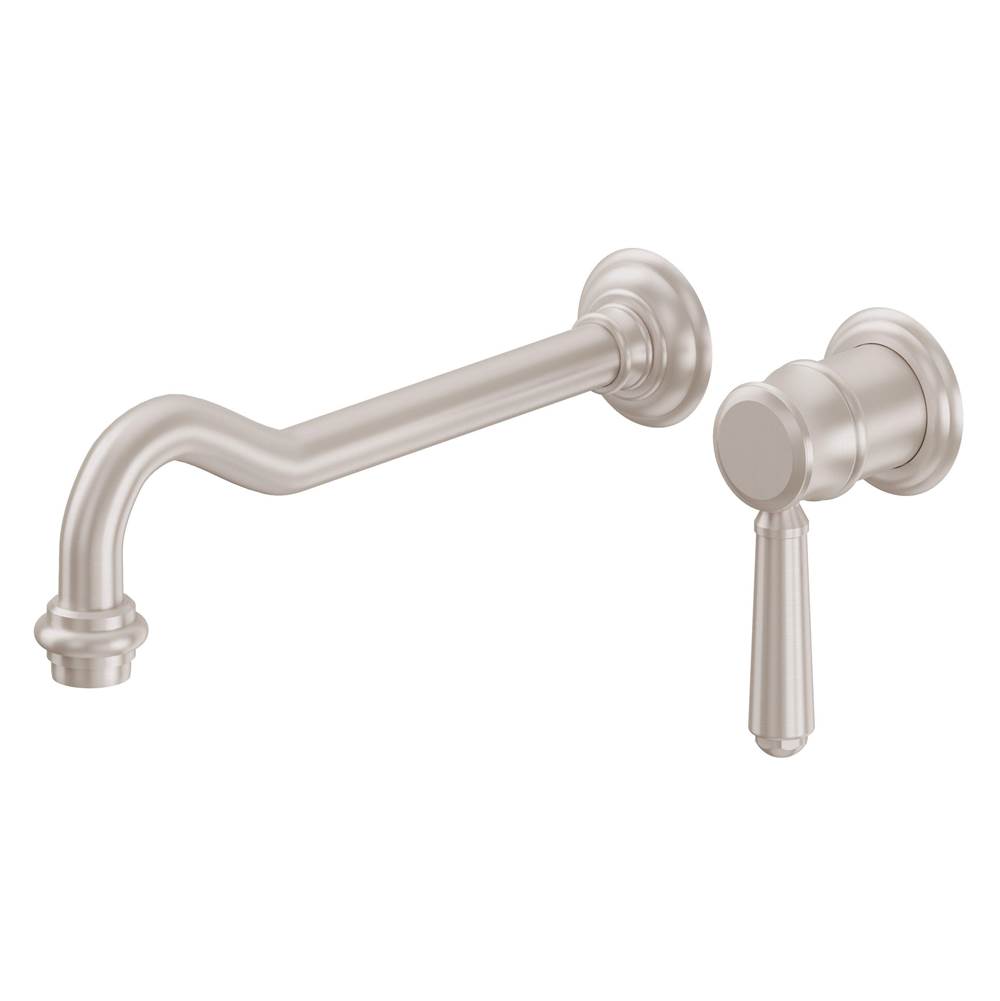 California Faucets Wall Mounted Bathroom Sink Faucets item TO-V3301-9-MWHT