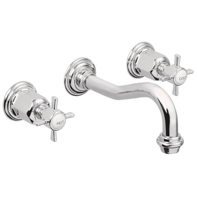 California Faucets Wall Mounted Bathroom Sink Faucets item TO-V3402-7-BBU