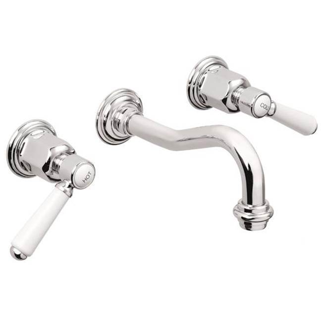 California Faucets Wall Mounted Bathroom Sink Faucets item TO-V3502-7-BBU