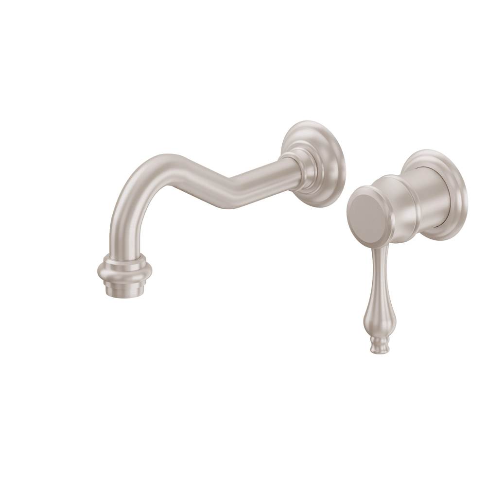 California Faucets Wall Mounted Bathroom Sink Faucets item TO-V6101-7-MWHT