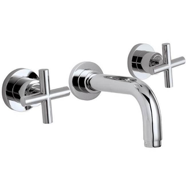 California Faucets Wall Mounted Bathroom Sink Faucets item TO-V6502-7-MWHT