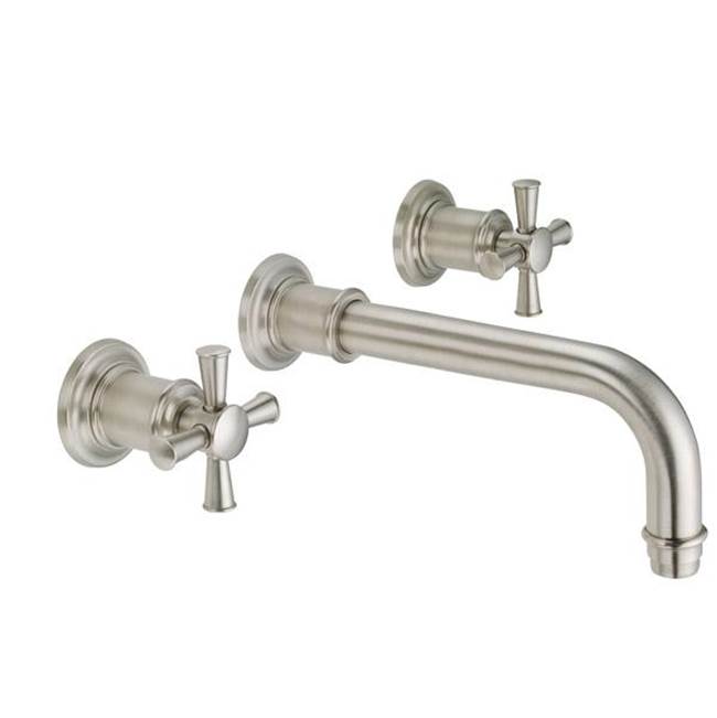 California Faucets Wall Mounted Bathroom Sink Faucets item TO-V4802X-9-WHT