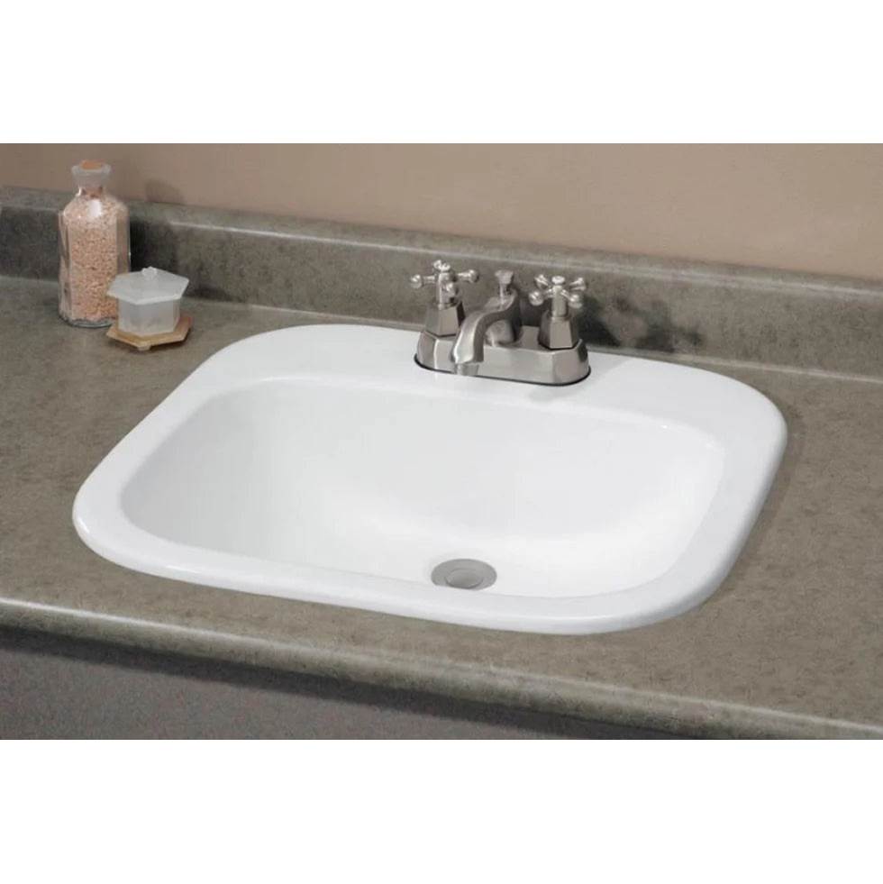 Cheviot Products Drop In Bathroom Sinks item 1108-WH-8