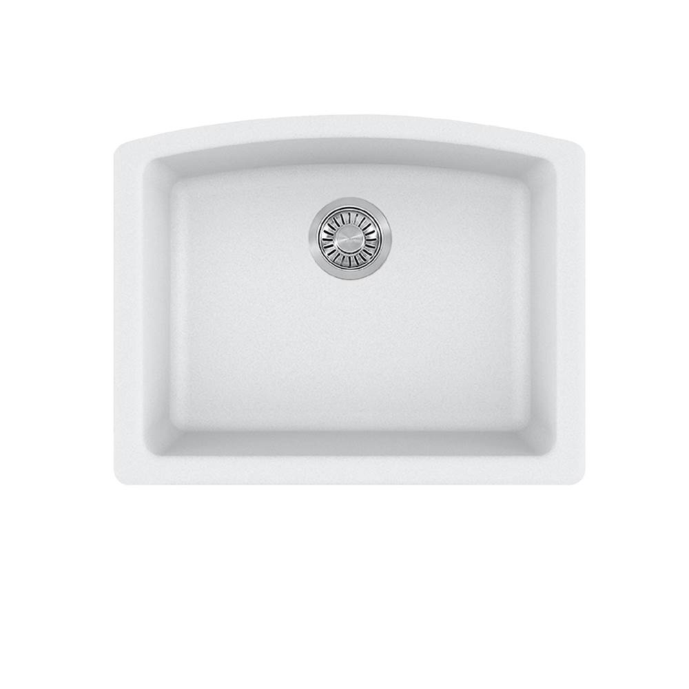 Franke Undermount Single Bowl Sink Kitchen Sinks item ELG11022PWT