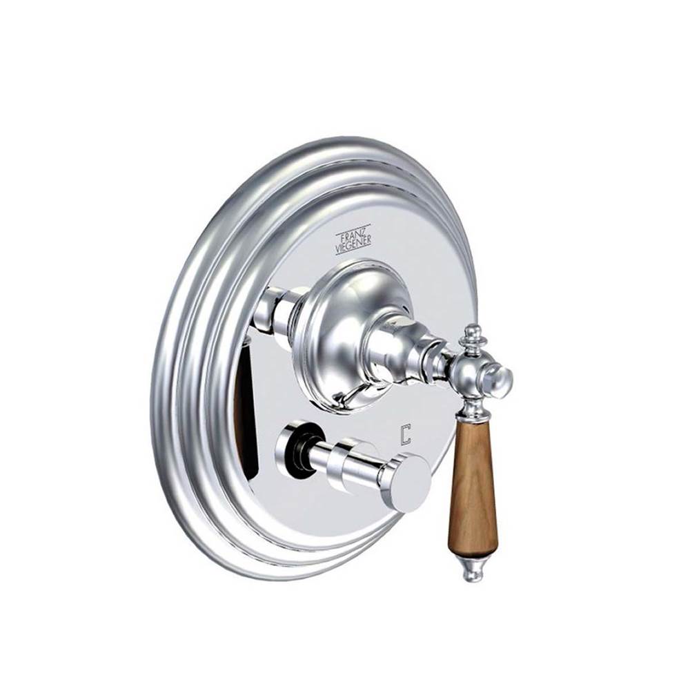 Franz Viegener Pressure Balance Trims With Integrated Diverter Shower Faucet Trims item FV114/58W.0-BK