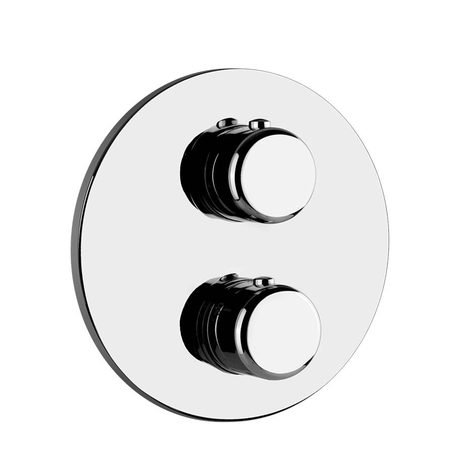 Gessi Thermostatic Valve Trims With Integrated Diverter Shower Faucet Trims item 33842-125